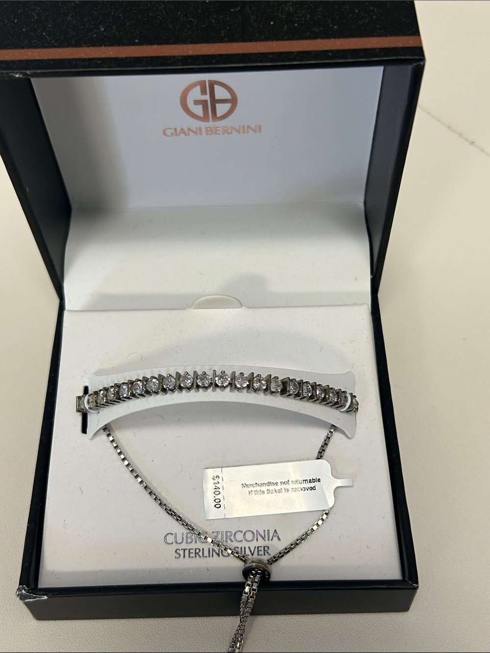 Giani Bernini Silver Cubic Zirconia Tennis Bracele-